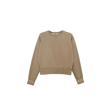 JACQUARD SWEATSHIRT_BEIGE En savoir plus