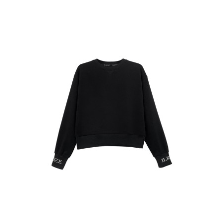 JACQUARD SWEATSHIRT_BLACK Toutes les collections ici