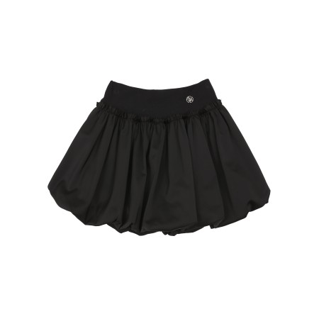 SATIN BALLOON SKIRT_BLACK store