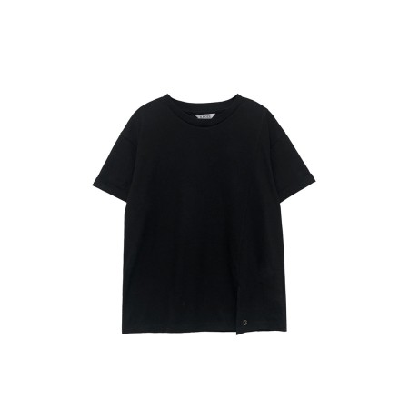 PREQUEL SLIT T-SHIRT_BLACK pas cher 