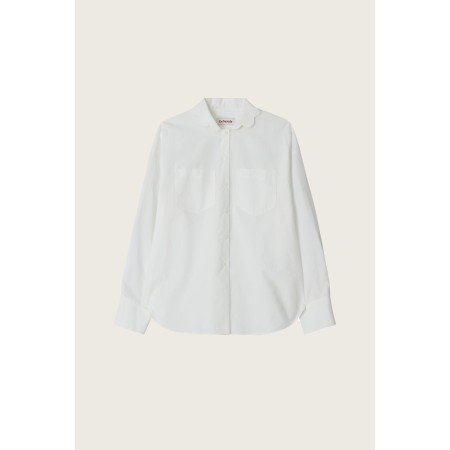 SCALLOP COLLAR SHIRT_WHITE des créatures d'habitude