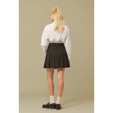 PLEATS MINI SKIRT_BLACK les ctes