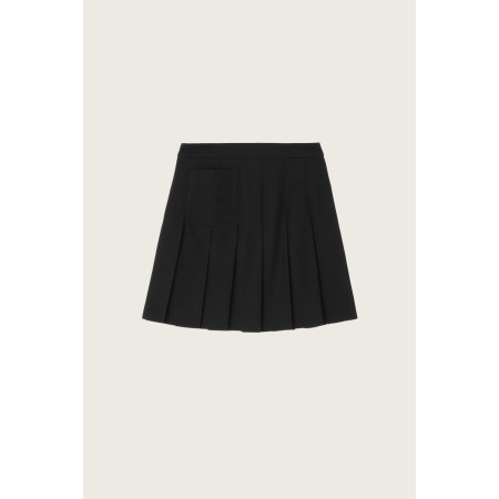 PLEATS MINI SKIRT_BLACK les ctes