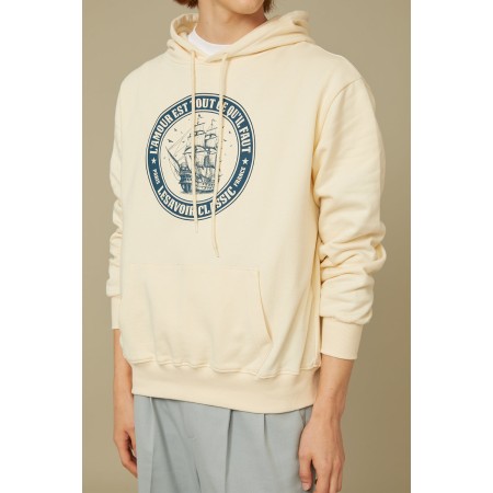 HOOD SWEATSHIRT_IVORY (M) en ligne des produits 