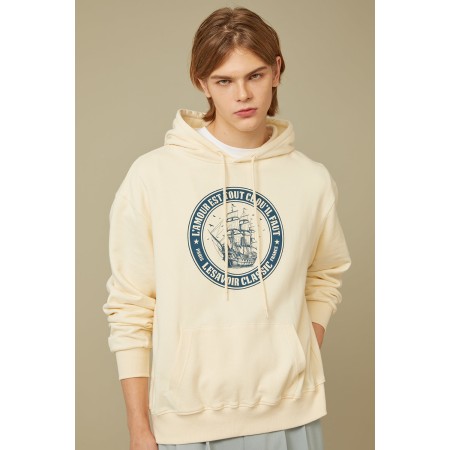 HOOD SWEATSHIRT_IVORY (M) en ligne des produits 