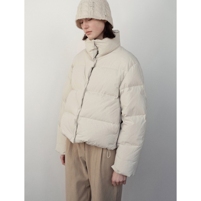 KOYO SHORT PADDED JACKET_CREAM GREY est présent 