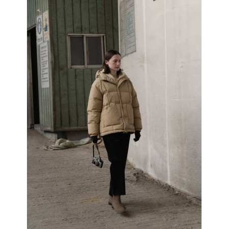 DUNNE HALF PADDED JACKET_BEIGE les ctes