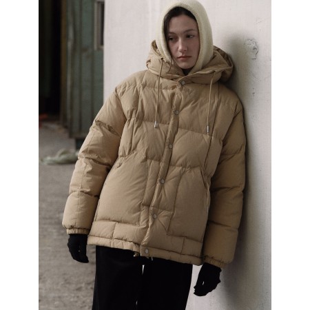 DUNNE HALF PADDED JACKET_BEIGE les ctes