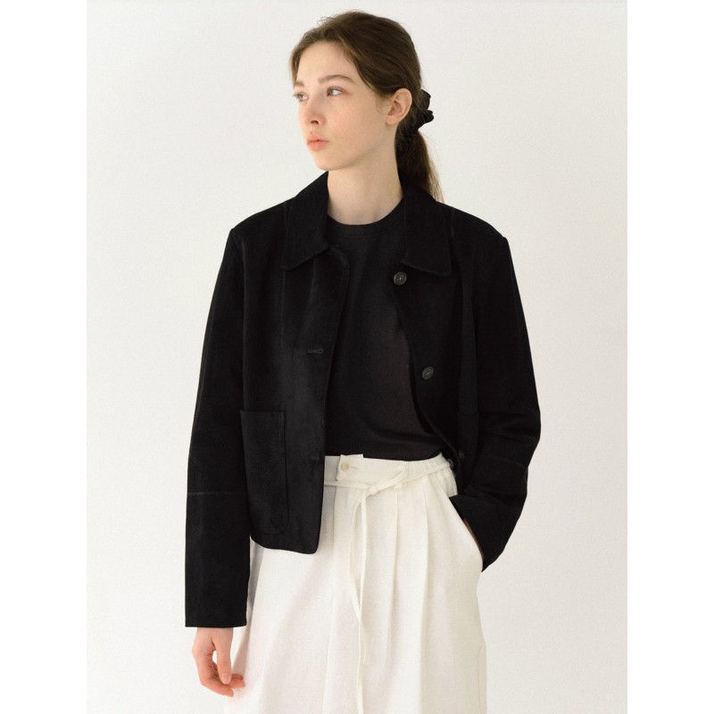 BAILEY SUEDE JACKET_BLACK acheter en ligne