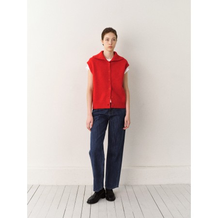 LLAMA TWO-WAY TURTLENECK_RED soldes