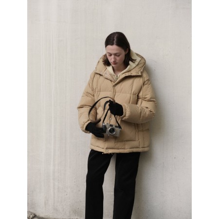 DUNNE HALF PADDED JACKET_BEIGE les ctes