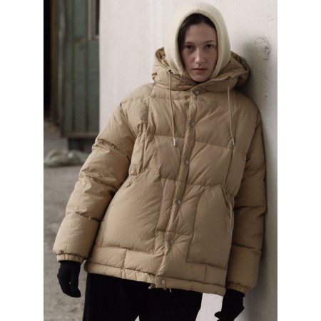 DUNNE HALF PADDED JACKET_BEIGE les ctes