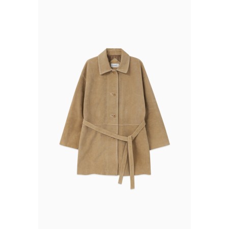 PERTH SUEDE JACKET_CAMEL plus qu'un jeu 