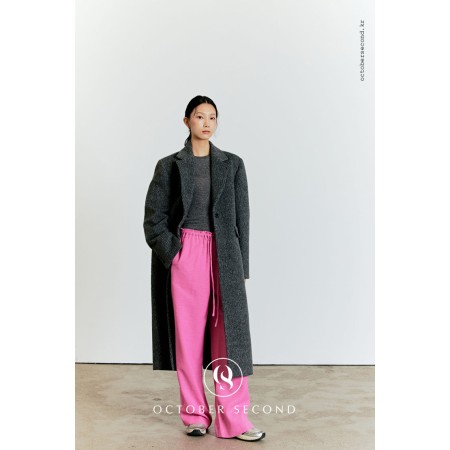 TWEED STRING PANTS_PINK ou a consommer sur place