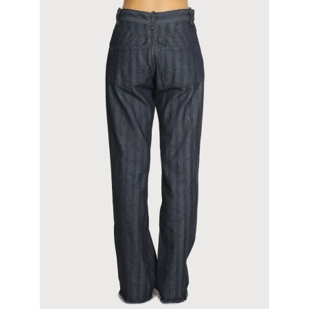 HERRINGBONE DENIM PANTS_INDIGO 50% de réduction en Octobre 2024