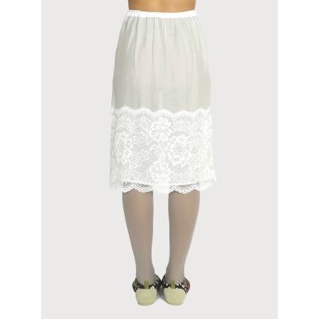 LACE LAYER SKIRT_IVORY l'évolution des habitudes 