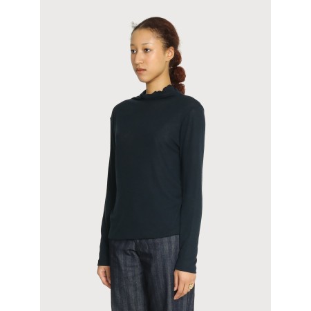 MERINO LAYERING TOP_NAVY soldes