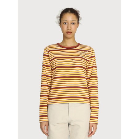 MOTIF STRIPE COTTON TOP_YELLOW de technologie