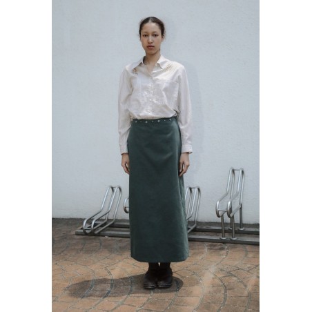 STAR STUD CYLINDER LONG SKIRT_PINE d'Europe débarque