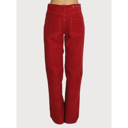 STAR STUD BRUSHED COTTON PANTS_KETCHUP basket pas cher