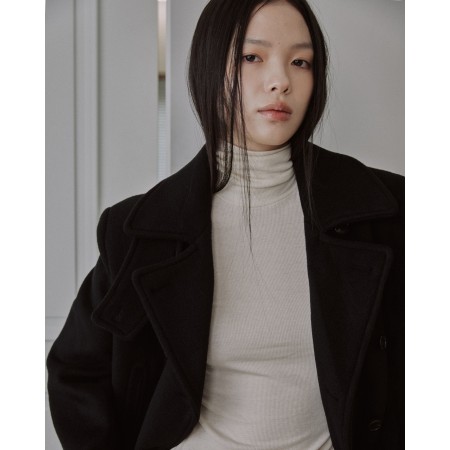 ESSENTIAL RIBBED WOOL TURTLENECK_IVORY de votre