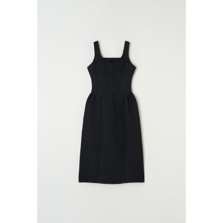 BACK BANDING JACQUARD DRESS_BLACK Le MVP de beaucoup