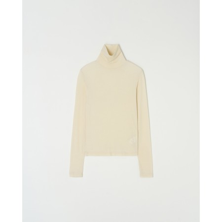 ESSENTIAL RIBBED WOOL TURTLENECK_IVORY de votre