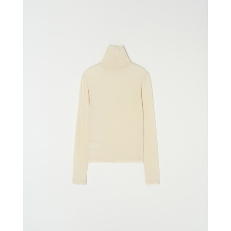 ESSENTIAL RIBBED WOOL TURTLENECK_IVORY de votre