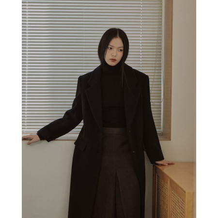 TAILORED WOOL SINGLE COAT_BLACK plus qu'un jeu 