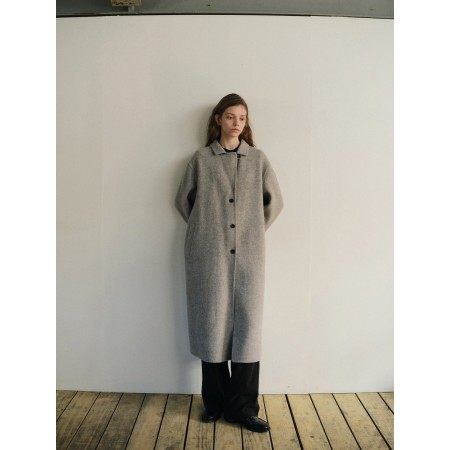 BRANDON ZIBELLINATO HANDMADE COAT_LIGHT GREY Les magasins à Paris et en Île-de-France