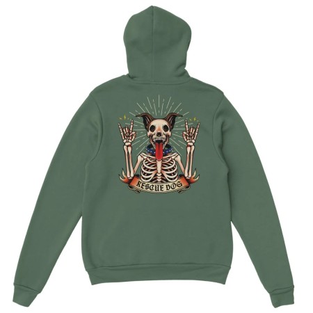 Hoodie Rescue Dog Skeleton basket pas cher