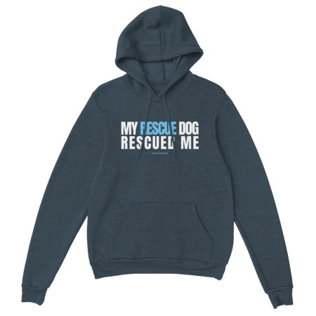 Hoodie My Rescue Dog Rescued Me paiement sécurisé