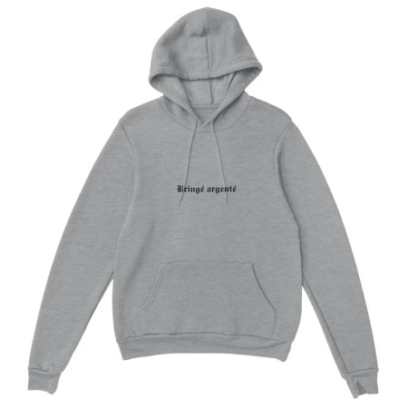 Hoodie 𝕭𝖗𝖎𝖓𝖌𝖊 𝖆𝖗𝖌𝖊𝖓𝖙𝖊 🩶 le des métaux précieux