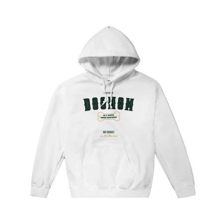 Hoodie CERTIFIED DOGMOM CLUB 🎓 - White Swiss Shepherd destockage