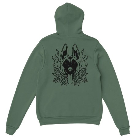 Hoodie 𝕭𝖆𝖉 𝕽𝖔𝖘𝖊𝖘 🥀 - Malinois livraison et retour toujours gratuits