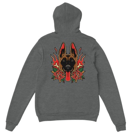 Hoodie 𝕭𝖆𝖉 𝕽𝖔𝖘𝖊𝖘 🥀 - Malinois d'Europe débarque