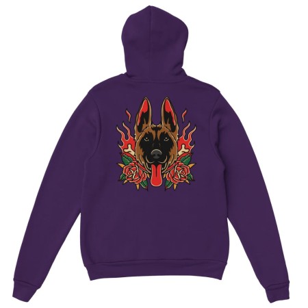 Hoodie 𝕭𝖆𝖉 𝕽𝖔𝖘𝖊𝖘 🥀 - Malinois d'Europe débarque