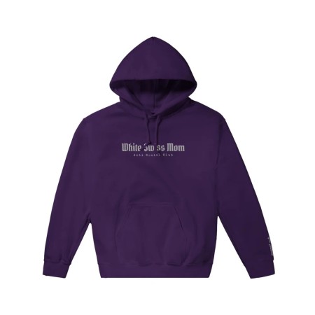 Hoodie BRODÉ - 𝖂𝖍𝖎𝖙𝖊 𝕾𝖜𝖎𝖘𝖘 𝕸𝖔𝖒 𝙰𝚗𝚝𝚒 𝚂𝚘𝚌𝚒𝚊𝚕 𝙲𝚕𝚞𝚋 ✨ le des métaux précieux