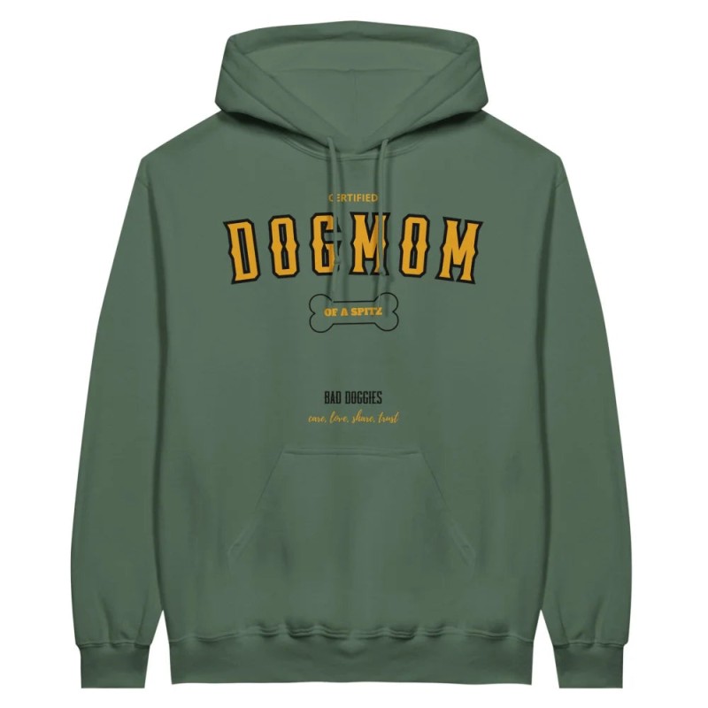 Hoodie CERTIFIED DOGMOM CLUB 🎓 - Spitz Livraison rapide