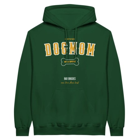 Hoodie CERTIFIED DOGMOM CLUB 🎓 - Spitz Livraison rapide