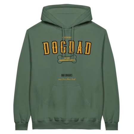 Hoodie CERTIFIED DOGDAD CLUB 🎓 - American Akita vous aussi creer 