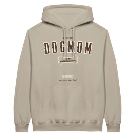 Hoodie CERTIFIED DOGMOM CLUB 🎓 - American Akita pas cher