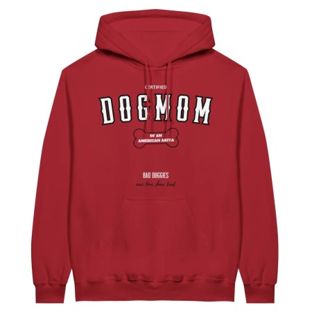 Hoodie CERTIFIED DOGMOM CLUB 🎓 - American Akita pas cher