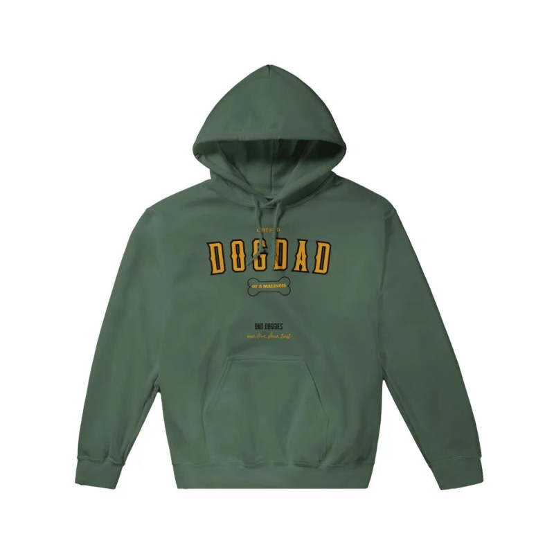 Hoodie CERTIFIED DOGDAD CLUB 🎓 - Malinois 50% de réduction en Octobre 2024