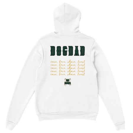 Hoodie CERTIFIED DOGDAD CLUB 🎓 - White Swiss Shepherd destockage