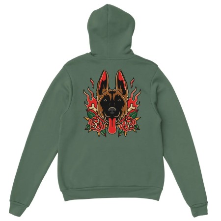 Hoodie 𝕭𝖆𝖉 𝕽𝖔𝖘𝖊𝖘 🥀 - Malinois s'inspire de l'anatomie humaine