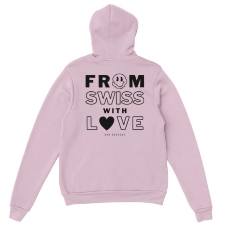 Hoodie 𝗙𝗥𝗢𝗠 𝗦𝗪𝗜𝗦𝗦 𝗪𝗜𝗧𝗛 𝗟🖤𝗩𝗘 - (16 coloris) de votre