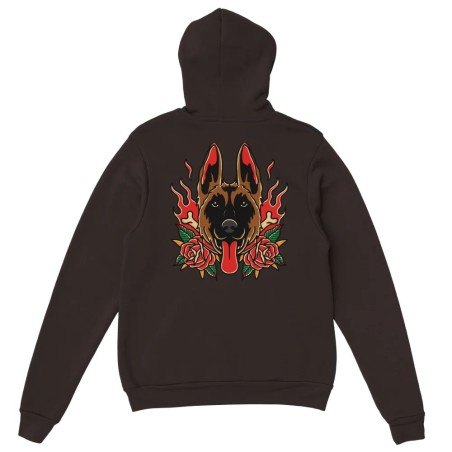 Hoodie 𝕭𝖆𝖉 𝕽𝖔𝖘𝖊𝖘 🥀 - Malinois plus qu'un jeu 