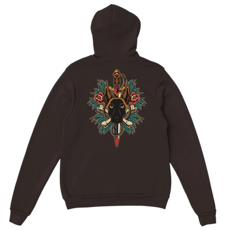 Hoodie 𝕲𝖑𝖆𝖒 𝕯𝖆𝖌𝖌𝖊𝖗 🗡️ - Malinois pas chere