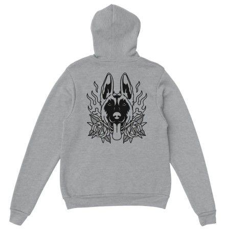 Hoodie 𝕭𝖆𝖉 𝕽𝖔𝖘𝖊𝖘 🥀 - Malinois vous aussi creer 